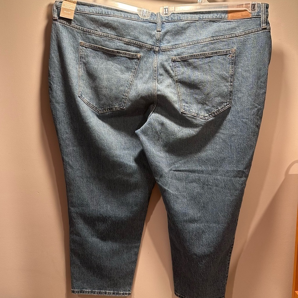 Madewell The Plus Mid-Rise Perfect Vintage Jean 28W in Light Wash Distressed NWT - Picture 9 of 16